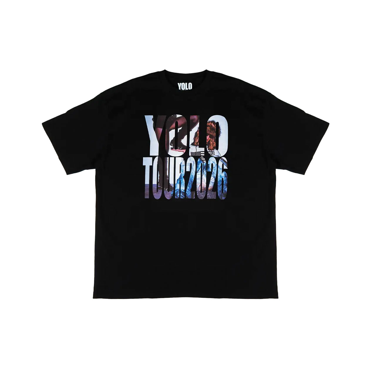 YOLO TOUR 2026 TEE BLACK
